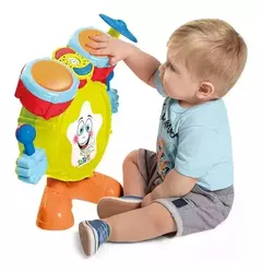 BATERIA MUSICAL LUZ Y SONIDO BABY BATERA CALESITA - comprar online