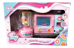 SET DE LICUADORA Y MICROONDAS TINY HOME