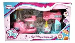 SET DE PROCESADORA Y BATIDORA DE JUGUETE TINY HOME
