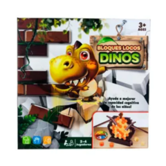 BLOQUES LOCOS DINOS JUEGOS DE MESA SEBIGUS