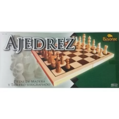 AJEDREZ MADERA CHICO 22X12 BISONTE
