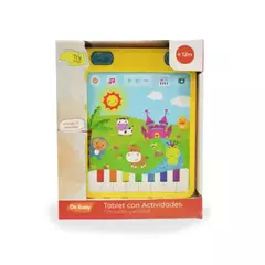 TABLET DIDACTICA PARA BEBE CON LUZ Y SONIDO OK BABY