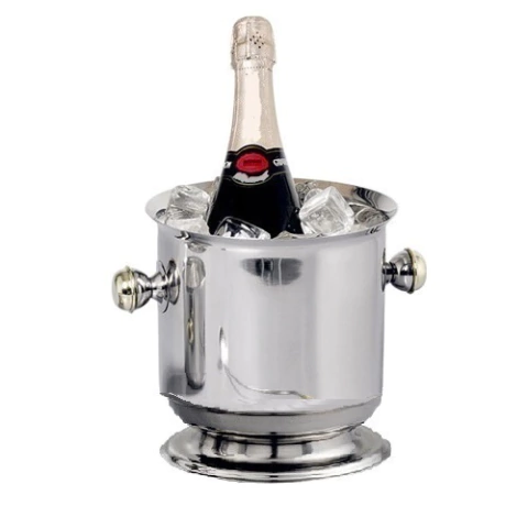 Balde Champagne Acero con Base y Asas "Nova" - comprar online