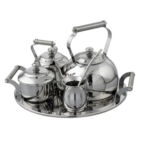 Juego de Mate Acero Inox 5 Piezas "Milenium"