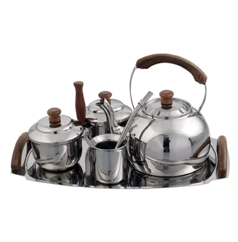 Juego de Mate Acero Inox 5 Piezas "Tronador"