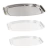 Bandeja Oval de Acero Inoxidable con Alas "Monaco" - tienda online