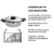 Bifera Acero Inoxidable Triple Fondo SEGUNDA SELECCION - comprar online