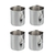 Set 4 vasos grandes - comprar online