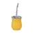 Set Mate Acero Inoxidable Atérmico Bombé Amarillo y Bombilla "Color" - comprar online