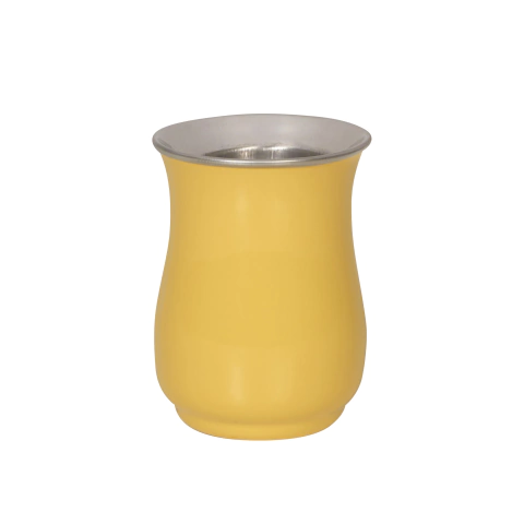 Mate Acero Inoxidable Atérmico Bombe Amarillo "Color" - comprar online