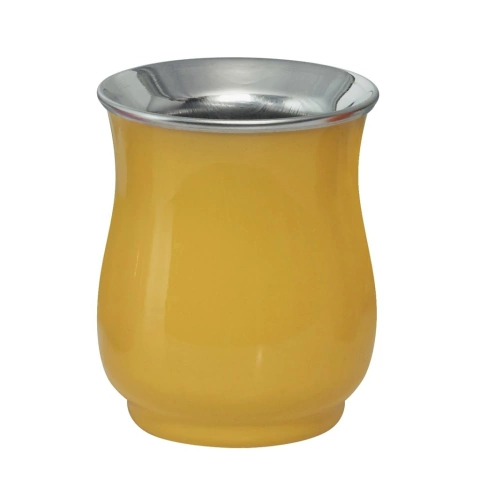 Mate Acero Inoxidable Atérmico Bombe Grande Amarillo "Color" en internet