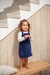 Beba con Jumper Vencejo azul y Body Alca off white