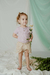 Beba con body loto lila y short Alheli