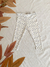Calza Darien en off white con estampa lila