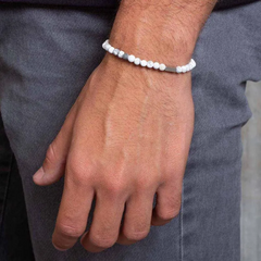 PULSEIRA KEY - ZENG DE PEDRA NATURAL ÁGATA PRETA - comprar online