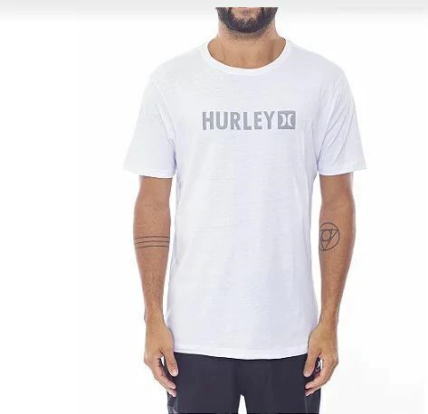 CAMISETA HURLEY - SILK SQUARE BRANCO