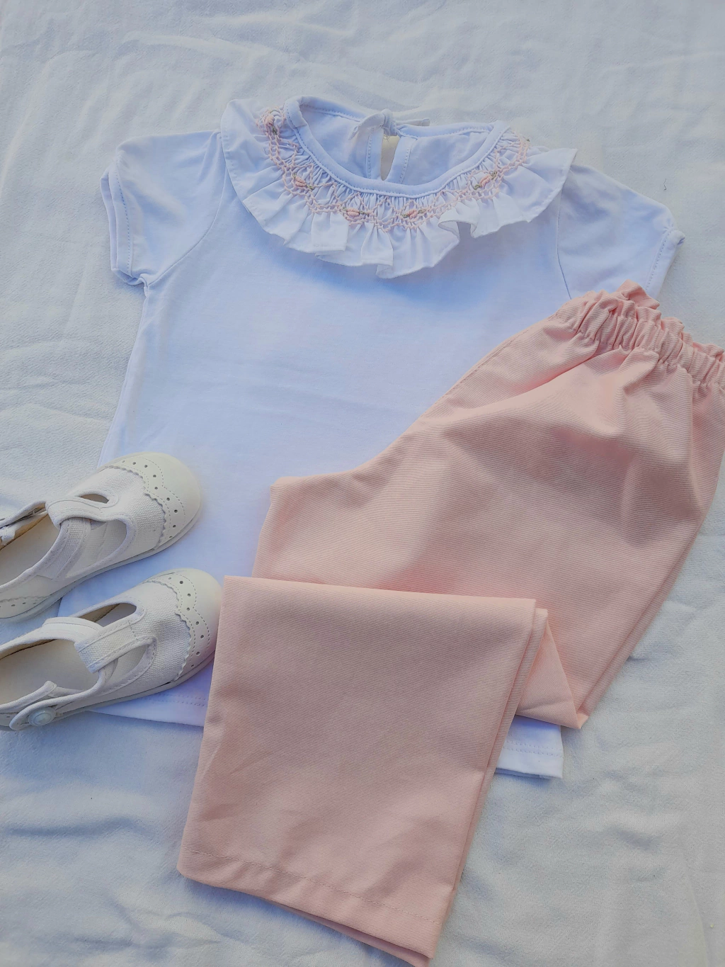 PANTALON GABARDINA ROSA