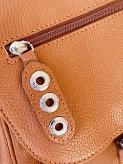 Mochila de cuero. - Paloma Saavedra