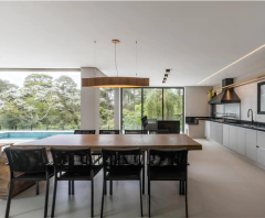 Imagem do Pendente LED Wave Madeira 120cm 44W 3000K Fox 700