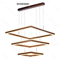PENDENTE LUZ DIRETA E INDIRETA 40×60×80CM 228W 3000K 22600LM ALUMINIO ESCOVADO+ACRILICO SINDORA - comprar online