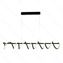 PENDENTE 120×18CM 125W 3000K 12500LM BIVOLT ALUMINIO + SILICONE SINDORA