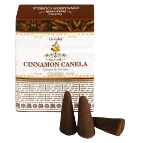 Incenso Cascata CINNAMON CANELA Ayurvedic Goloka - Fortuna