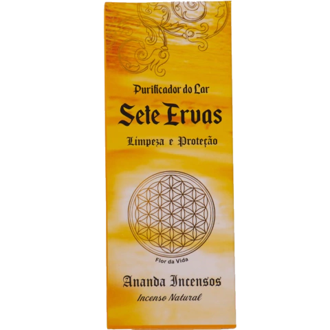 Incenso SETE ERVAS - Ananda - Dist Viva Melhor