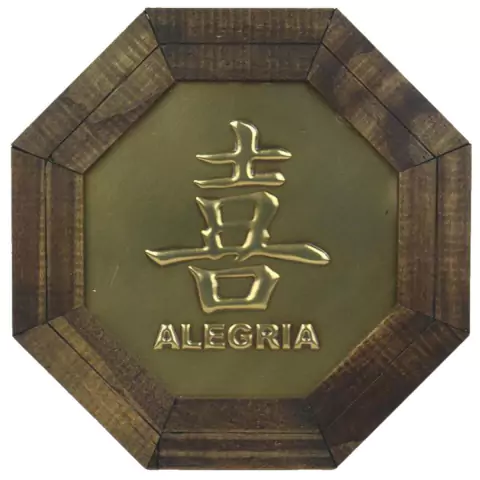 Quadro Ideograma ALEGRIA - Dist Viva Melhor