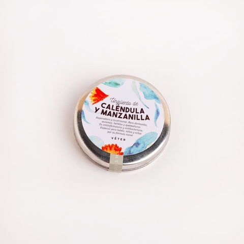 VETER / UNGÜENTO CALENDULA Y MANZANILLA