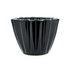MACETA DORIC NEGRO