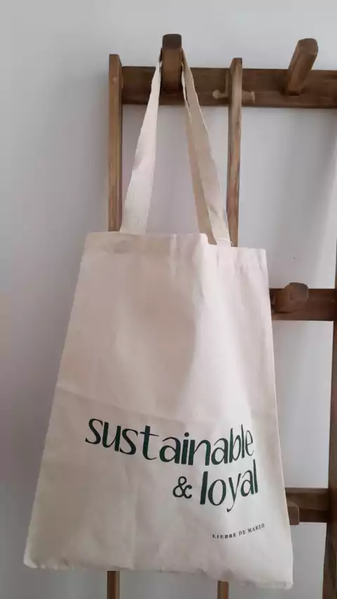 LIEBRE DE MARZO / TOTE BAG SUSTAINABLE Y LOYAL