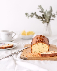 Budín de limón y amapolas