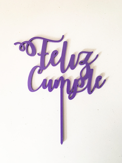 TOPPER FELIZ CUMPLE
