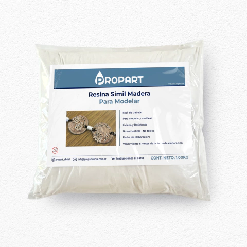 Resina Simil Madera Al Agua Para Modelar x 1 kg. - comprar online