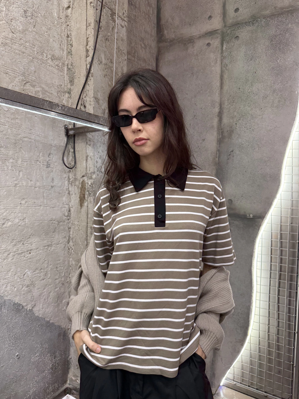 Remera Wolf -vison-