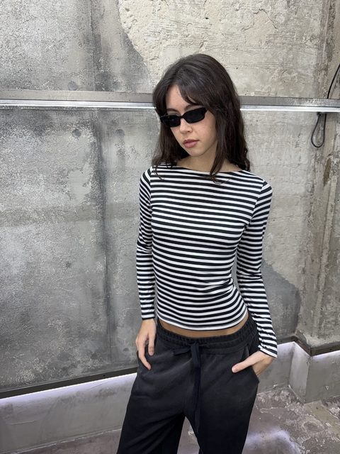Remera Haluna-rayas- - comprar online