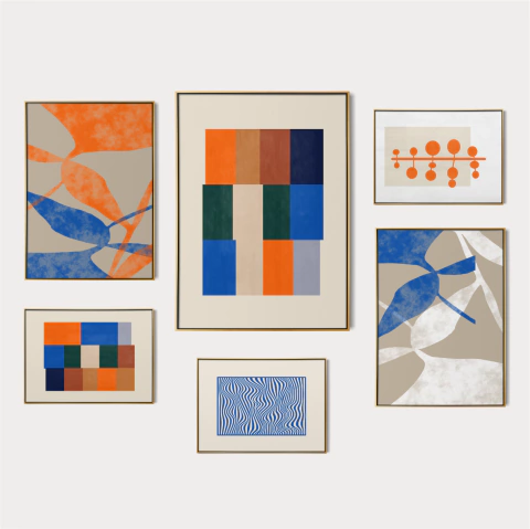 Kit de 6 quadros, Vibra arte
