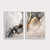 Composição de 2 quadros, marble gold - comprar online