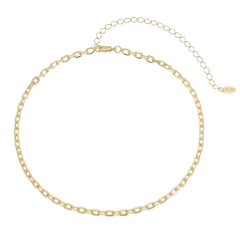 Choker Corrente Mini Dua - Folheada Ouro