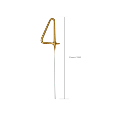 VELA SPARKLE COMETA Nº 4 - comprar online