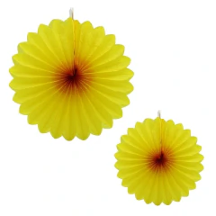 Kit de decoração Leque Fiorata Pendente Girassol (02 PEÇAS)