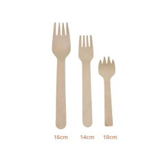 GARFOS MADEIRA 16CM (10 UNIDADES) - comprar online