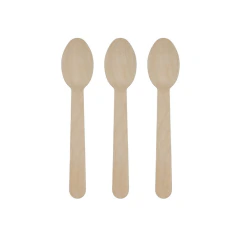 COLHERES MADEIRA 16cm (10 UNIDADES)