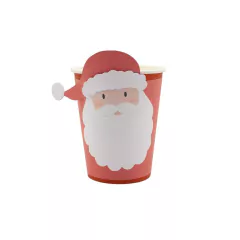 KIT SAIA + COPO PAPEL PAPAI NOEL (5 UNID)