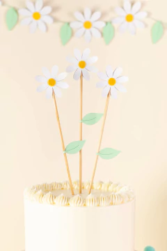 TOPO DE BOLO MARGARIDAS - comprar online