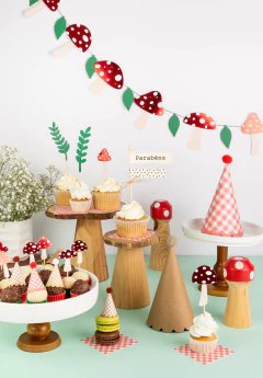 GUIRLANDA VARAL DECORATIVO COGUMELOS - comprar online