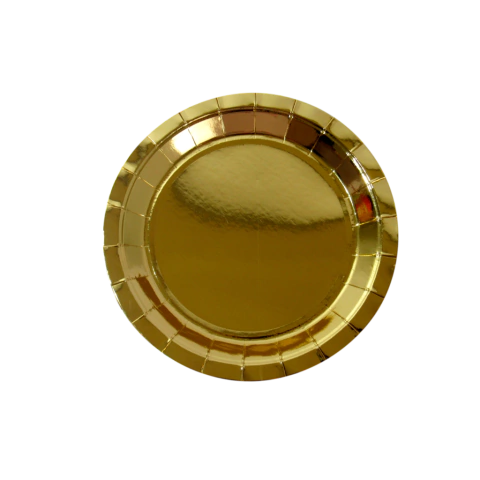 prato; prato de pape; prato de papel descartável; prato descartável; pratinho para festa; prato papel dourado; prato papel descartável dourado; prato dourado; festa princesa; festa sereia; festa jardim; festa chá revelação; festa bodas de ouro; festa prín