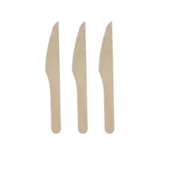 FACAS DE MADEIRA 16CM (10 UNID)