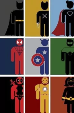 Veladores Superheroes en internet