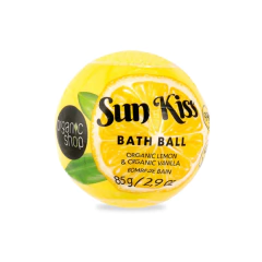 Bomba de baño SUN KISS - limón y vainilla orgánica ORGANIC SHOP